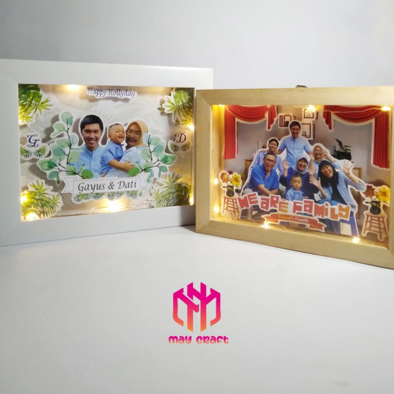 Pop Up Frame Dengan Lampu