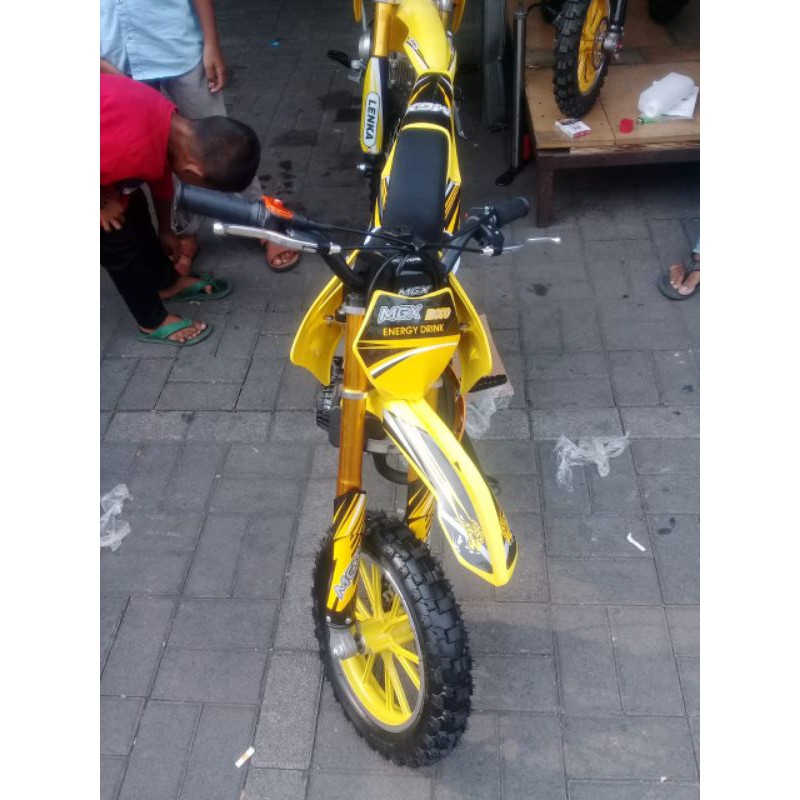 MOTOR MEDIUM TRAIL MT 2 50CC MESIN 2 TAK~MOTOR MINI-MOTOR CROSS-MAINAN MOTOR ANAK