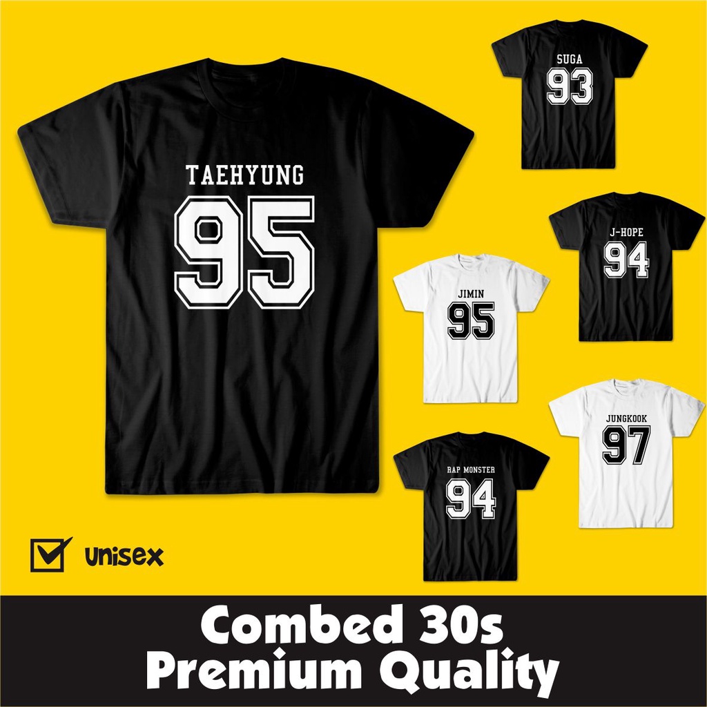 Kaos BTS KPOP Unisex - Combed 30s premium