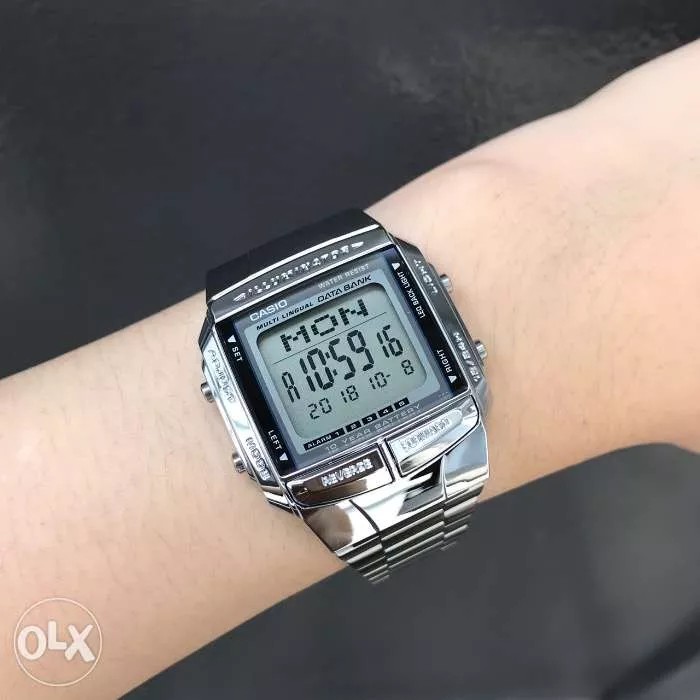 Casio Original DB-360-1A / DB360-1A - Unisex Digital Stainless Silver