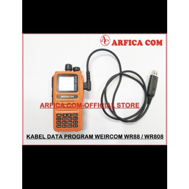 KABEL DATA PROGRAM HT WEIRCOM WR 88PLUS WR 808 WEIRCOM KABEL PROGRAM