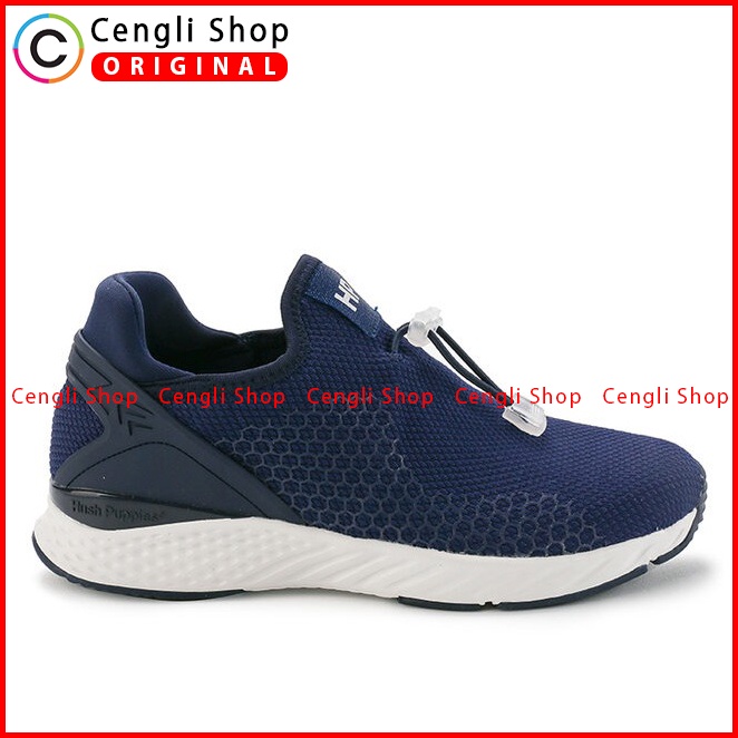 SEPATU SNEAKER WANITA HUSH PUPPIES ORIGINAL CASUAL BRANDED NAVY HW61