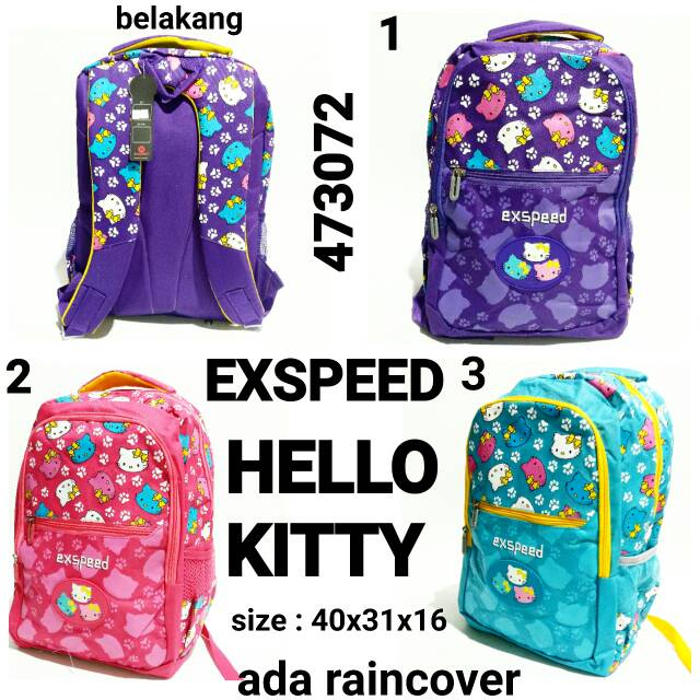 Tas sekolah ransel backpack wanita Exspeed 473072 tas punggung murah dan terbaru