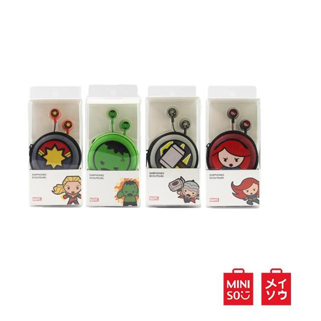 Miniso Official Marvel Earphone Ironman Spiderman Avengers