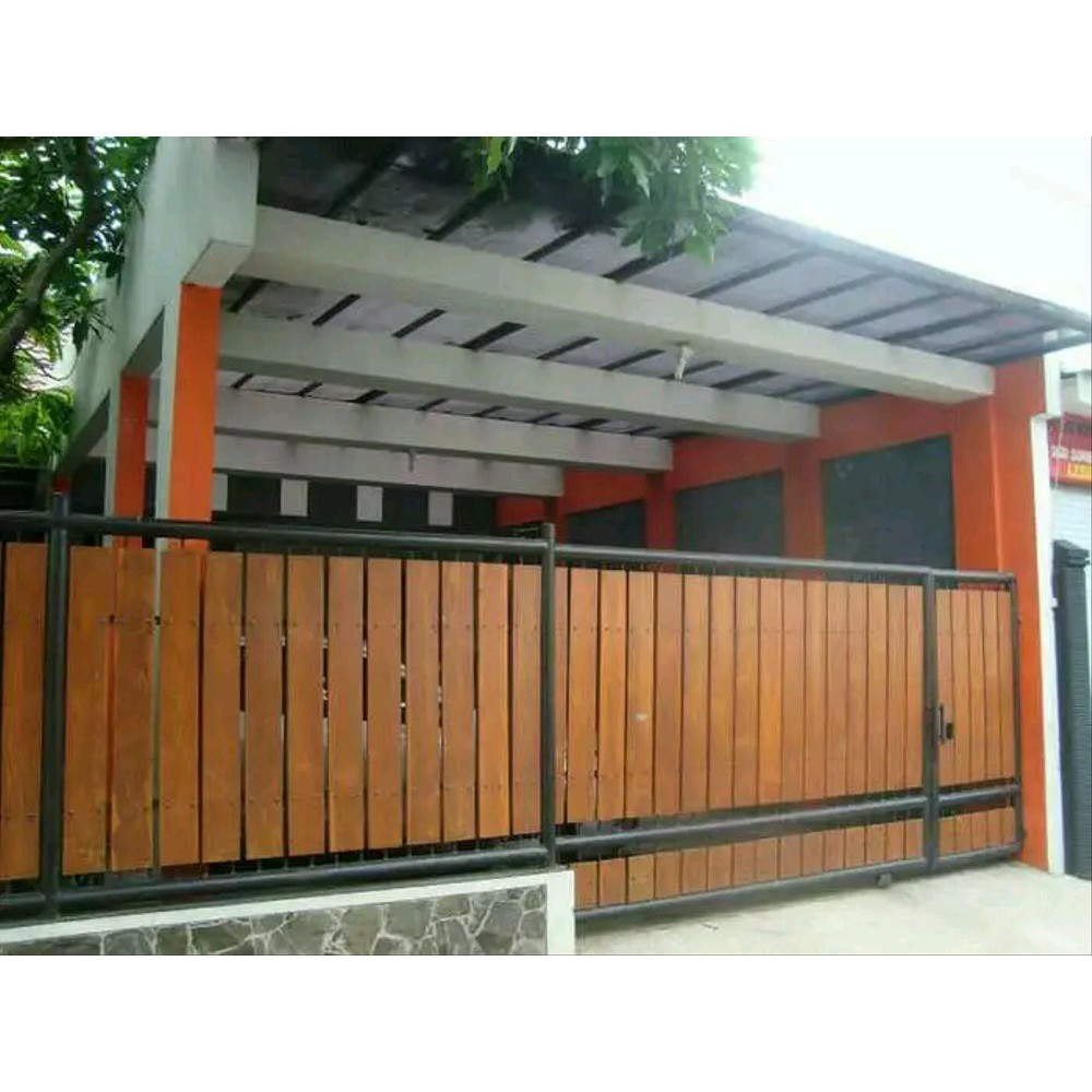 Pagar Rumah Kayu Jati Shopee Indonesia