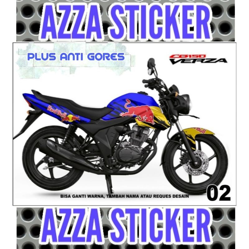 Stiker Dekal Verza Cb 150 Striping Motor verza cb 150 Full body Sticker Decal Motor verza cb 150 Dek