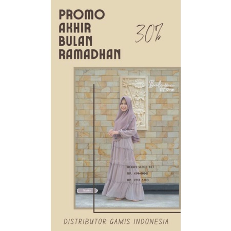 BELVINA SET DRESS ORI BY AZAMKA HIJAB