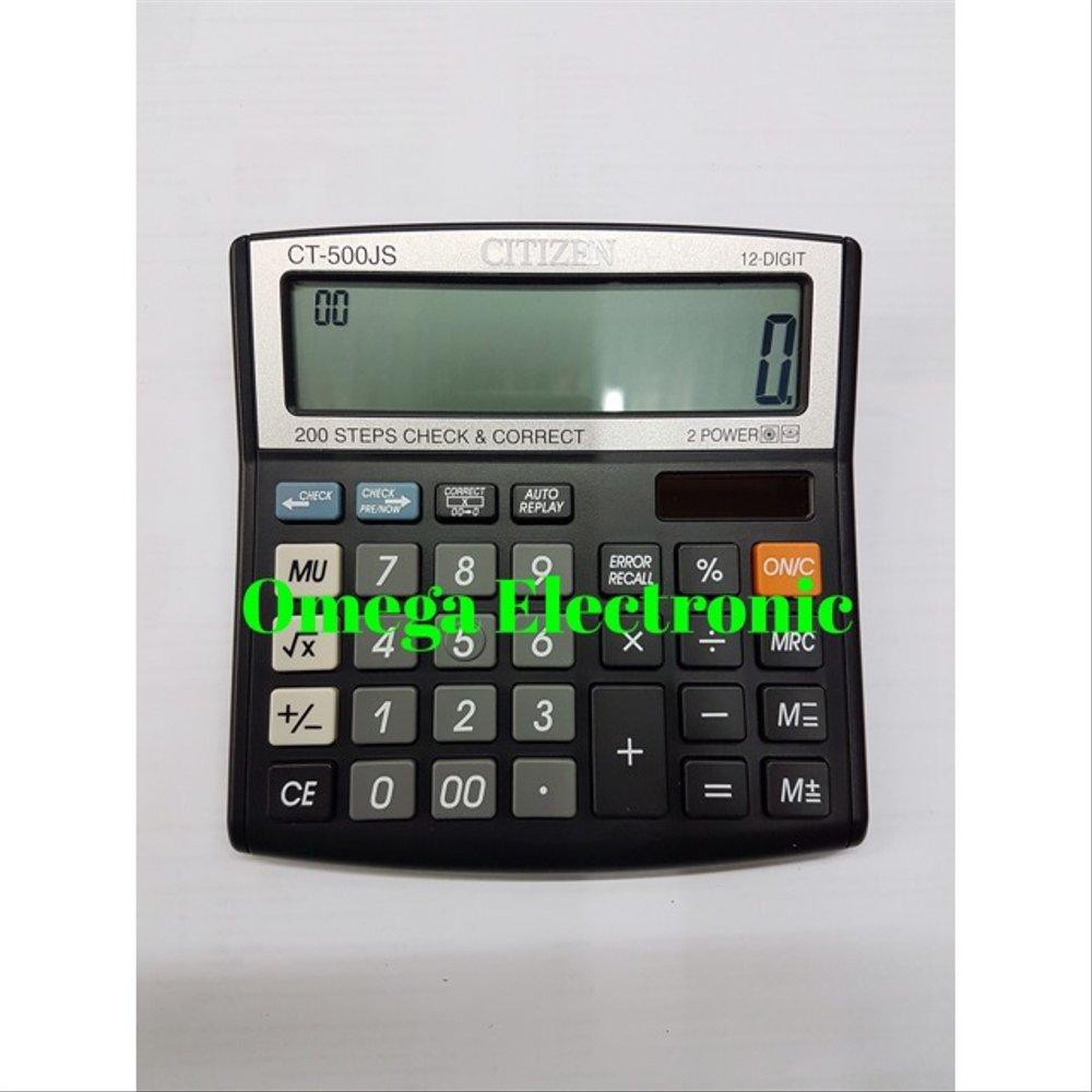 

ORIGINAL Calculator CITIZEN CT 500JS Kalkulator Meja Check Corr