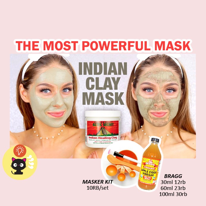 SALE 454GR AZTEC SECRET INDIAN HEALING CLAY DEEP PORE CLEANSING - CLAY MASK FACE MASK HAIR MASK