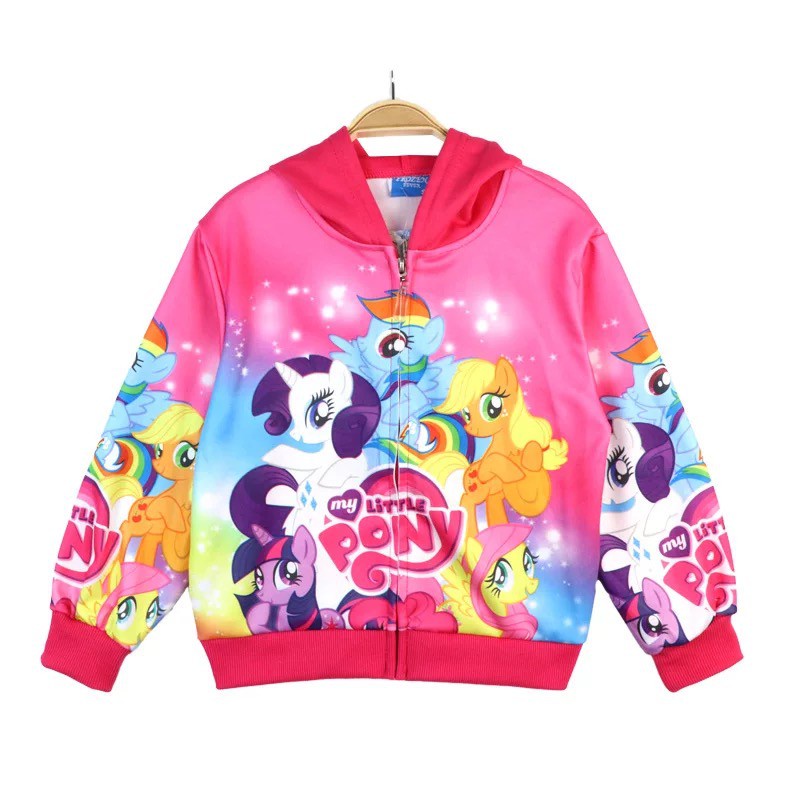 Jacket Hoddie Anak Perempuan Motif Princess Frozen Elsa Anna import