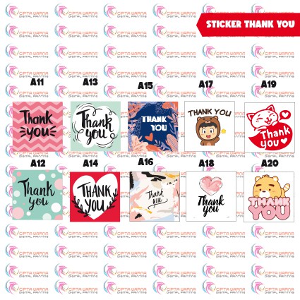 

Stiker / Sticker / Label Kotak Thank You Online Shop