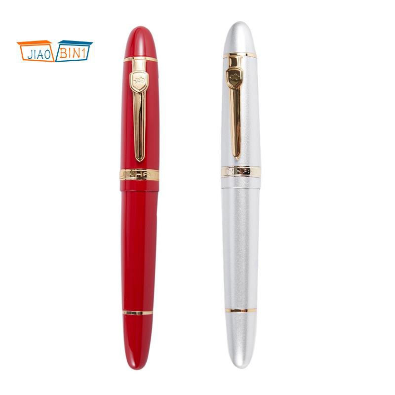 2 Pcs Jinhao 159 18kgp 0.7mm Pena Fountain Nib Medium Broad Dengan Kot