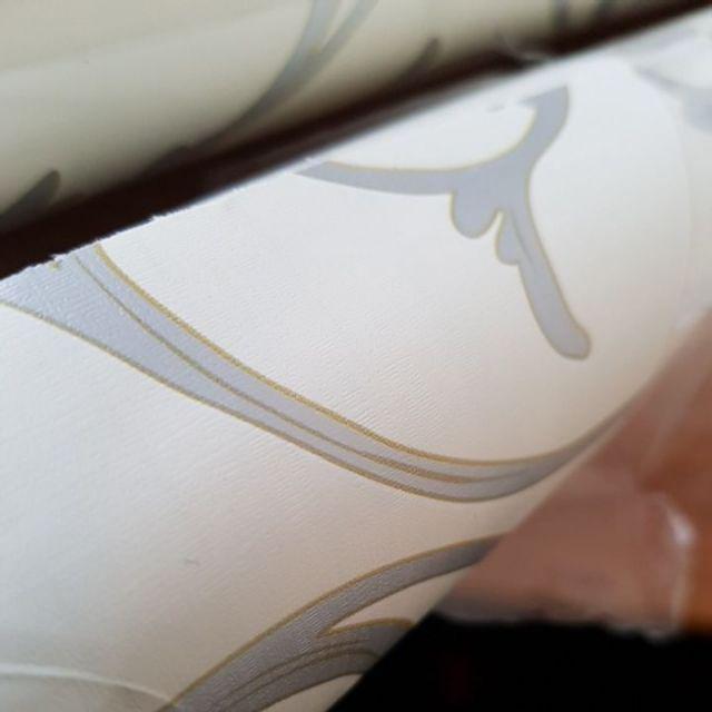 V013ls Wallpaper Sticker Ku Vintage Silver - Wallpaper Dinding