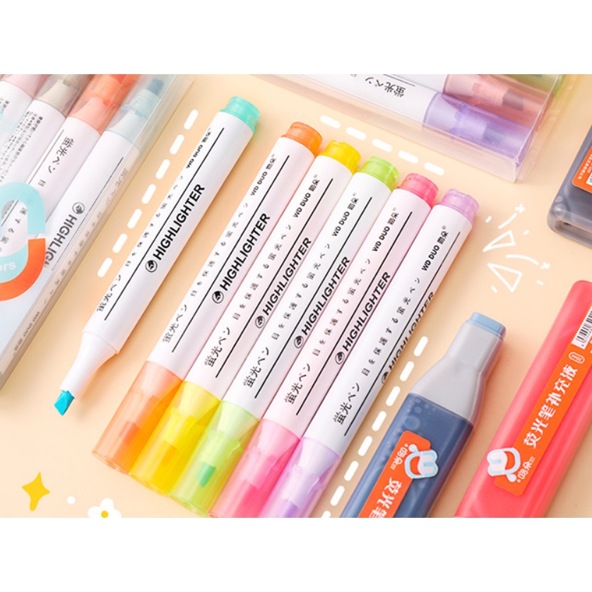 

Highlighter Spidol Stabilo Marker Liner 6 PCS Murah Sepidol Pewarna Alat Tulis Spedol Gambar