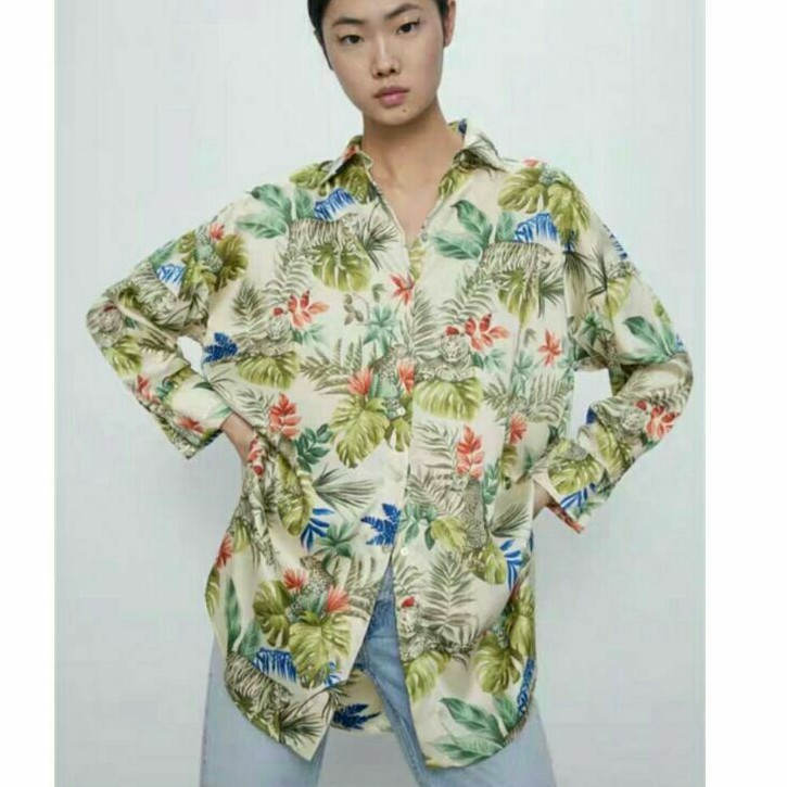 Lyla Wakanda Blouse ukuran besar oversize wanita import/ Pakaian wanita blouse import blouse cewek