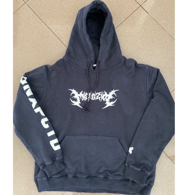 HOODIE BIRU TUA MICROZIDE second