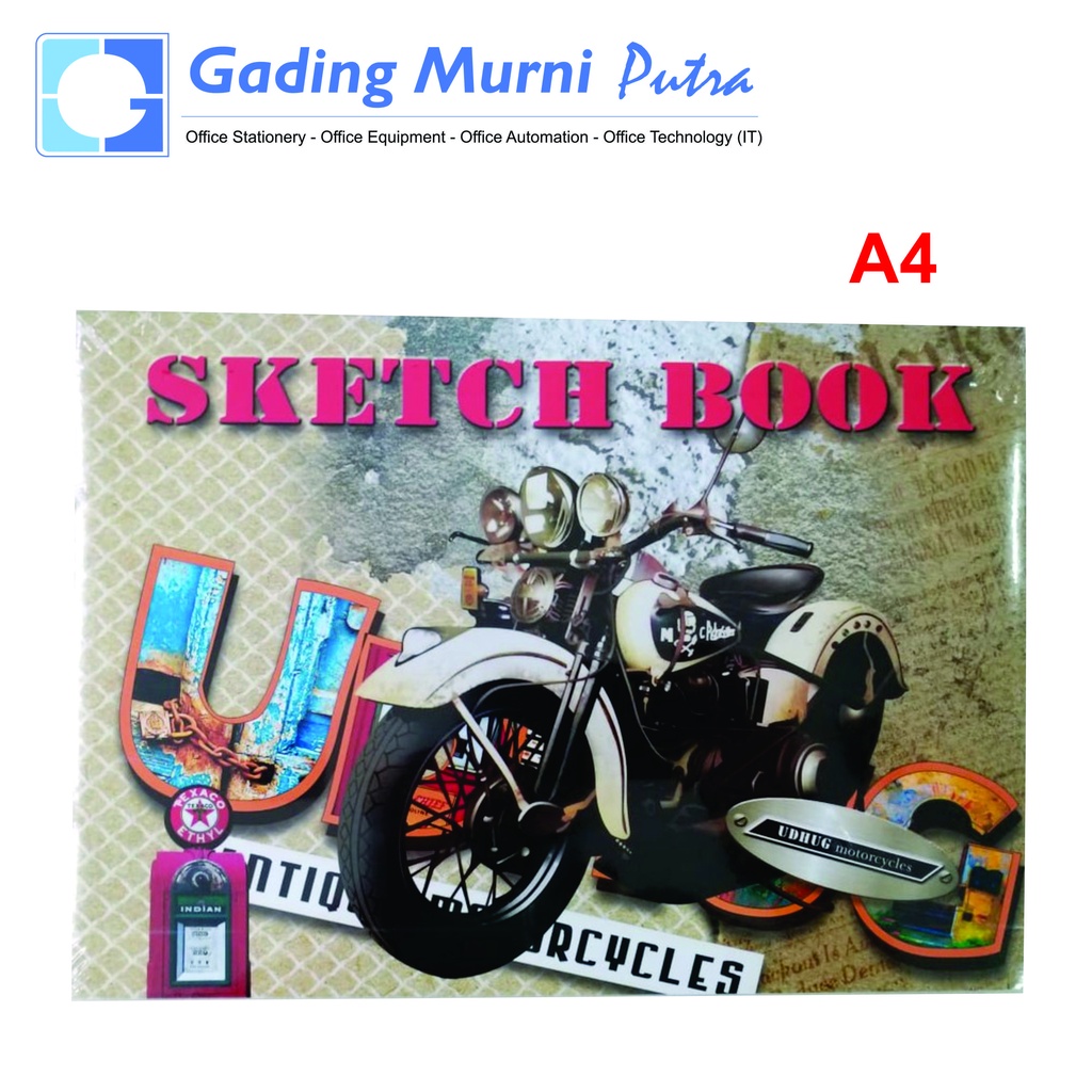 

Kiky Sketch Book A4 50 Lembar / Buku Sketsa Kiky A4