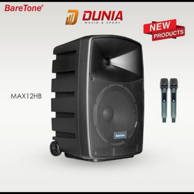 Speaker Portable Baretone MAX 12 HB MAX12HB MAX-12HB