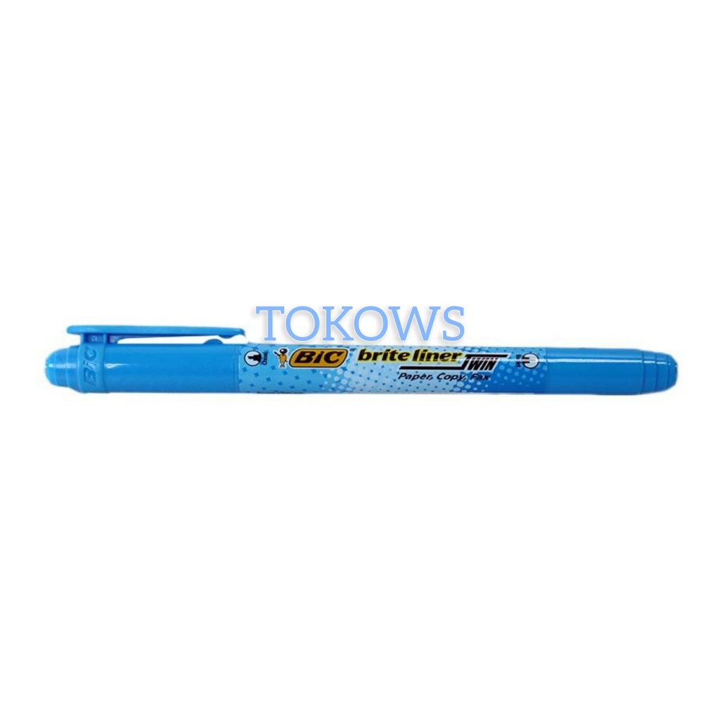 

HIGHLIGHTER BIC TWIN BRITELINER BLUE (SATUAN)