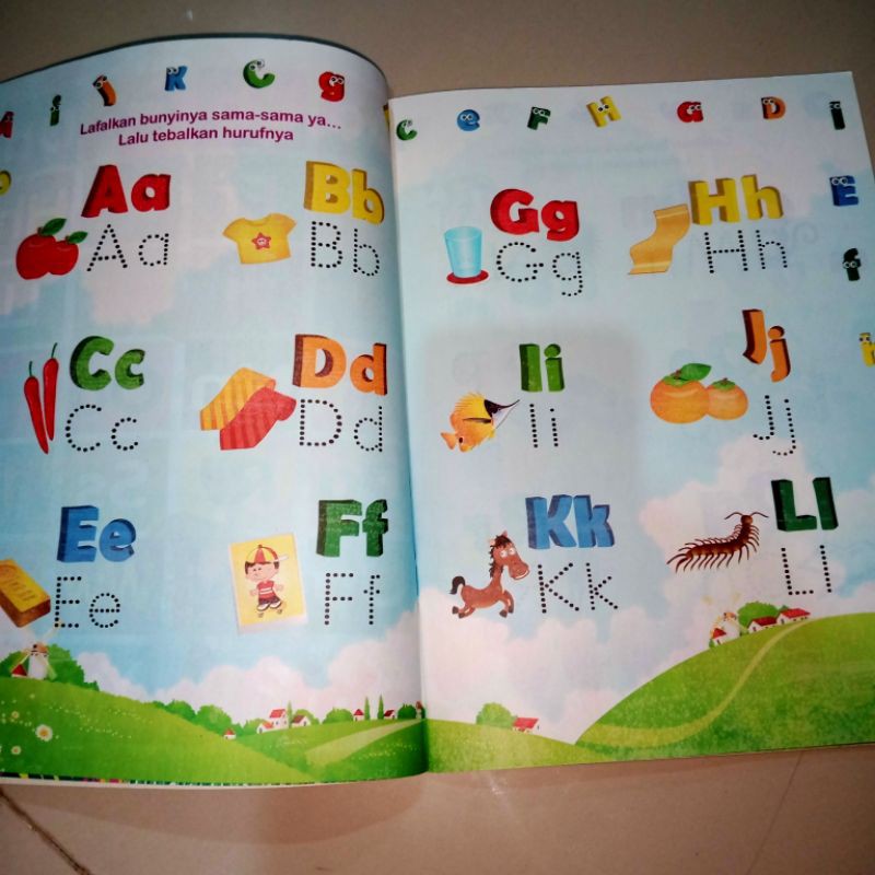 buku pandaimembaca full colour 64 halaman (21×28cm)