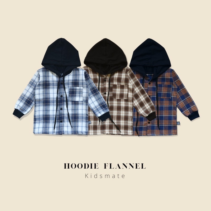 HOODIE FLANEL ANAK