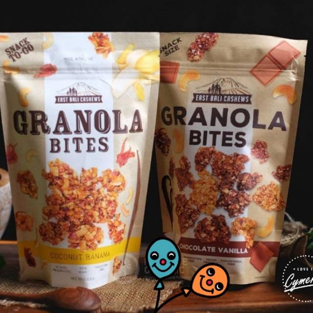 granola bites east bali caschew 125gr | Shopee Indonesia