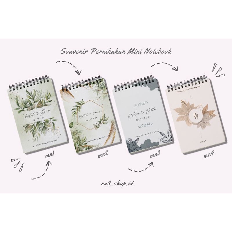 Souvenir Pernikahan_Notebook Custom