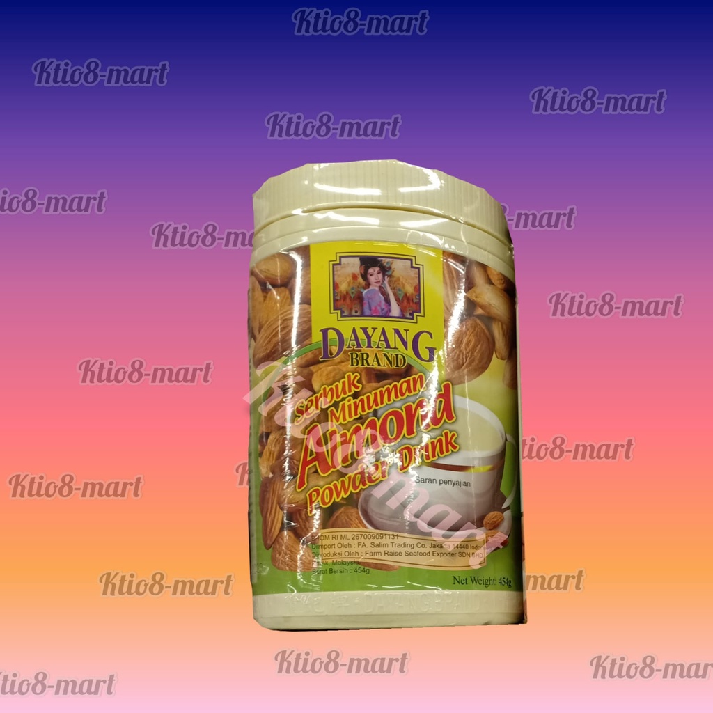 

Dayang Brand Almond Powder 454gr/Serbuk Minuman Almond/Power Drink/Import
