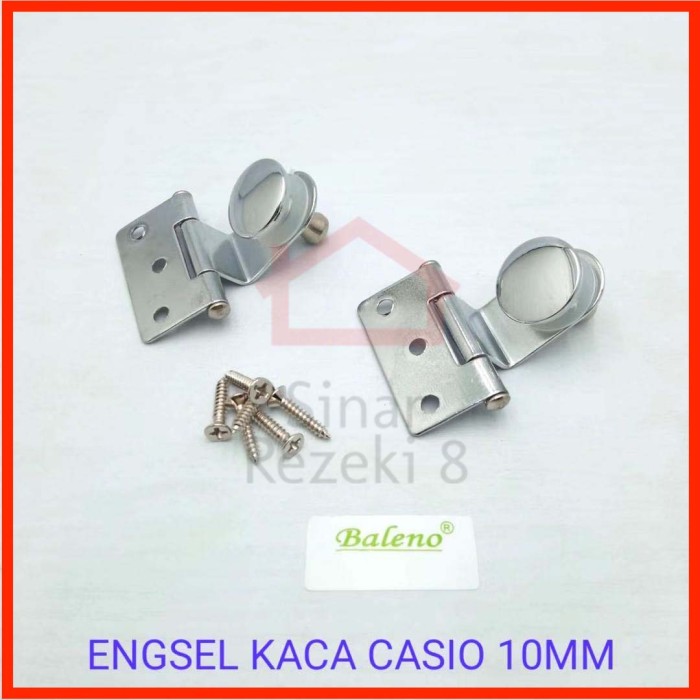 Engsel Kaca Casio 10 mm / Pintu Lemari Kaca