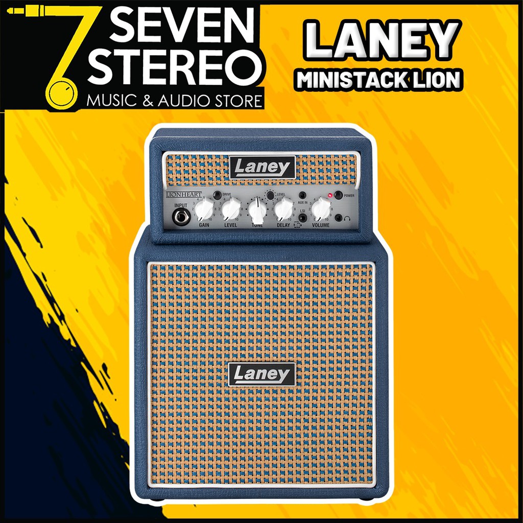 Laney Ministack Lionheart Mini Guitar Amplifier lion