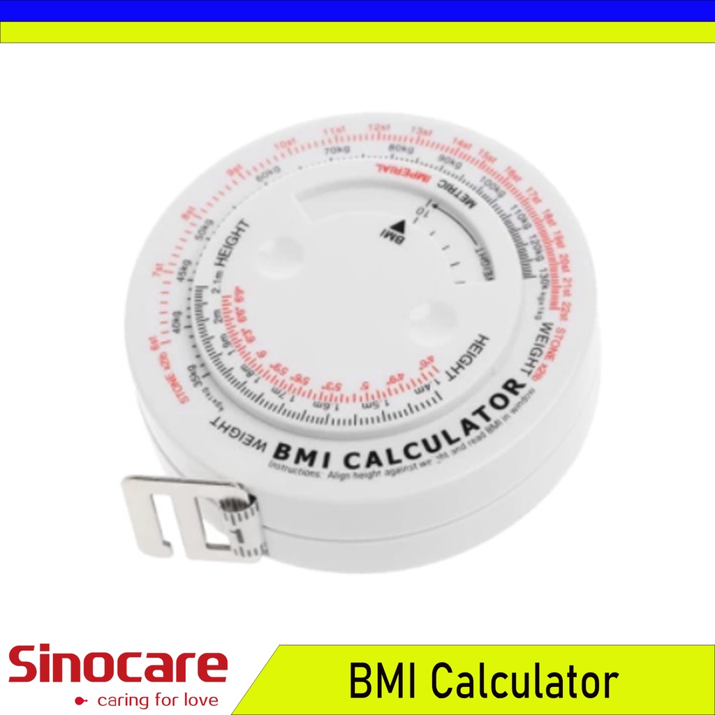 

BMI Calculator Merk Sinocare - Kalkulator