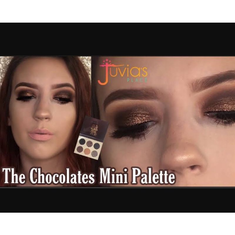 JUVIAS PLACE EYESHADOW PALETTE THE CHOCOLATES , THE NUDES , THE BLUSHED ROSE BY JUVIA'S