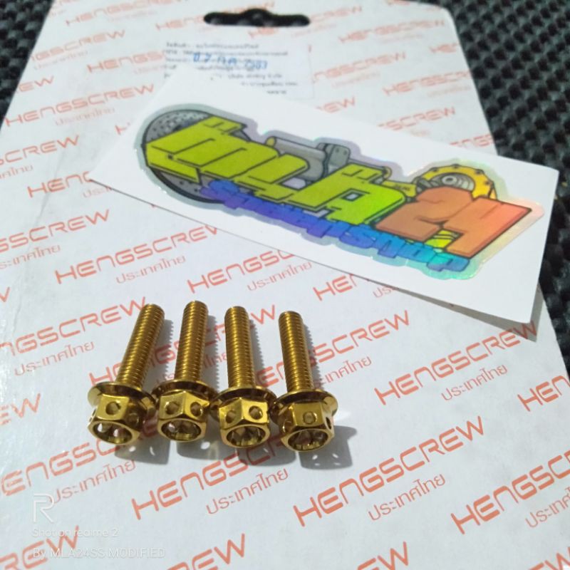 baut probolt gold flower visor satria Fu facelift barong Heng thailand original