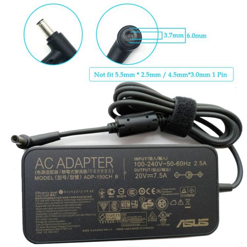 Charger/Adaptor Laptop Asus ROG Strix Scar III G531GD G531GT FX505GT FX705GT FX505DD K571L K571LI