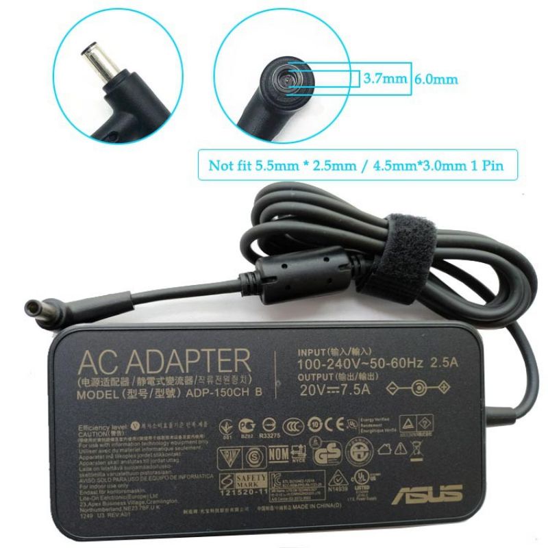 Charger/Adaptor Laptop Asus ROG Strix Scar III G531GD G531GT FX505GT FX705GT FX505DD K571L K571LI