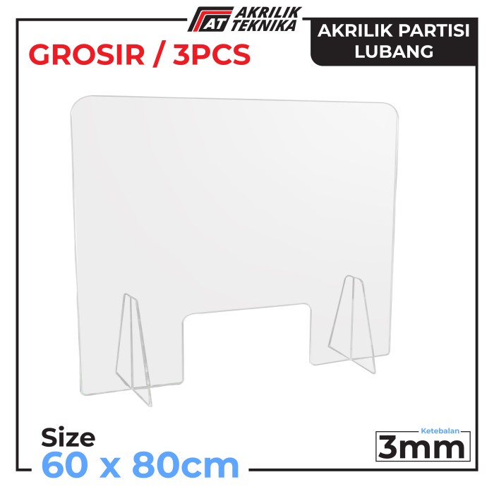 

TERLARIS !!! PARTISI / SEKAT / PEMBATAS MEJA AKRILIK TEBAL 3MM HARGA GROSIR