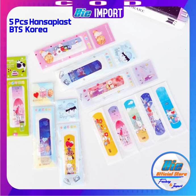 Handsaplast Karakter Korean Style Impor Best Seller / Plaster Luka Karakter Lucu