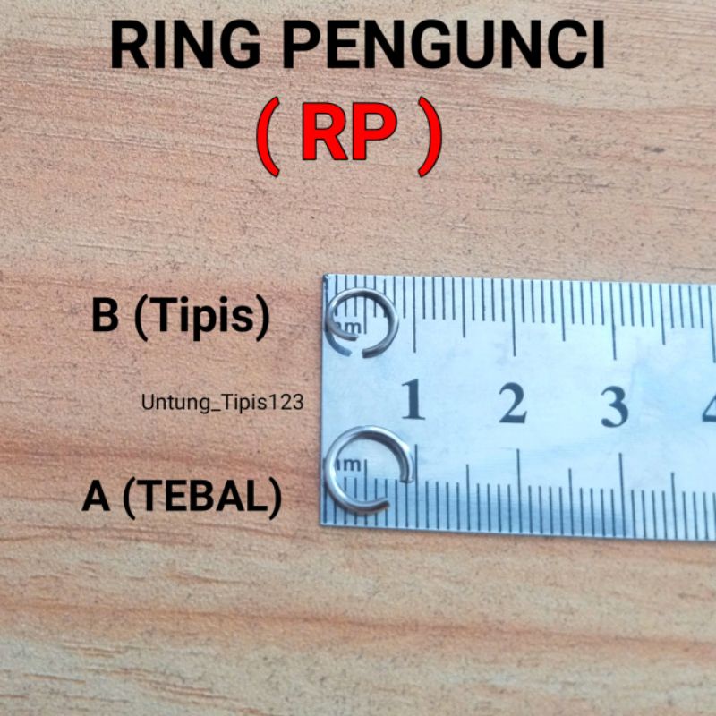 Jump Ring O pengunci gantungan kunci isi 144 pcs model terbuka Ring Sambungan pengait