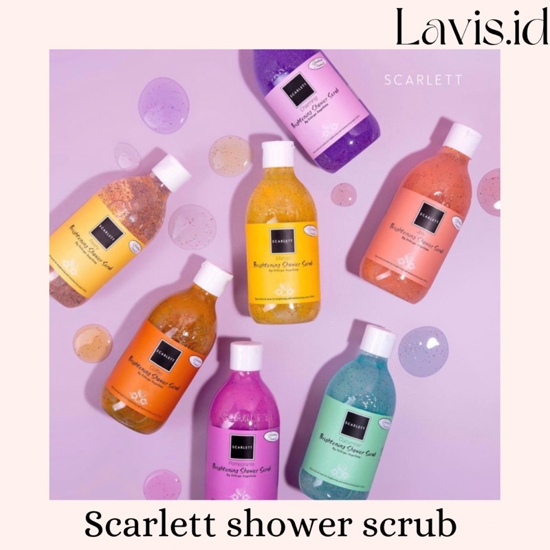 SCARLETT SHOWER SCRUB//SABUN MANDI//SCARLETT WHITENING