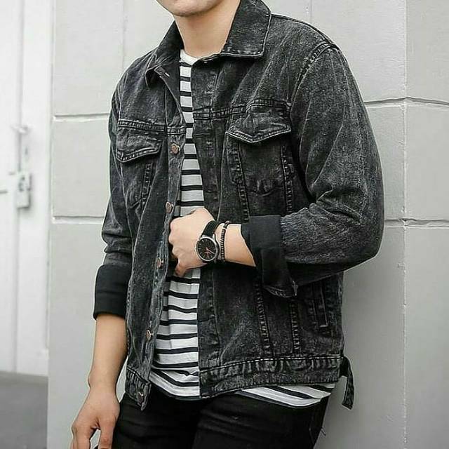 Jaket Jeans Pria Keren / Jaket Denim Pria Distro Termurah