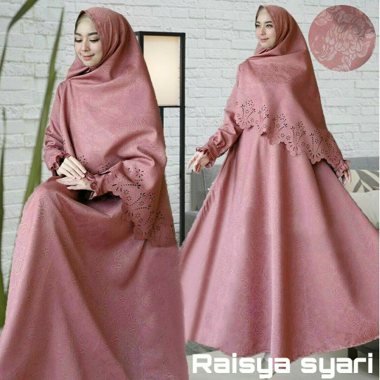 PROMO  Gamis Katun Paris Bordir   TERMURAH