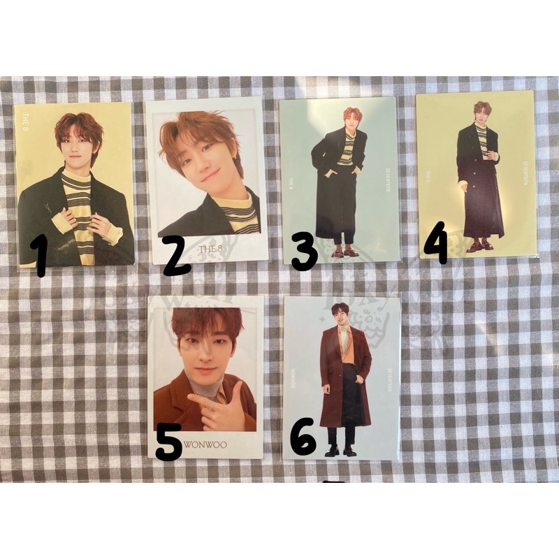 TC TRADING CARD JAPAN WINTER SEVENTEEN WONWOO THE8