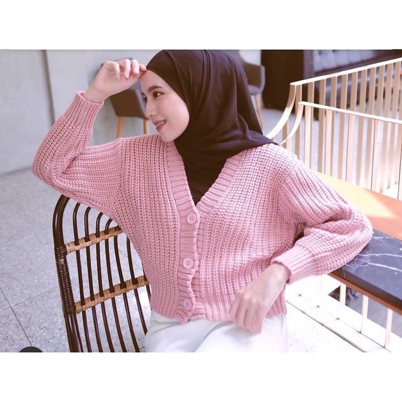 Queenbags89 baju outfit cewek baju atasan wanita baju Rajut Arsy Cardy