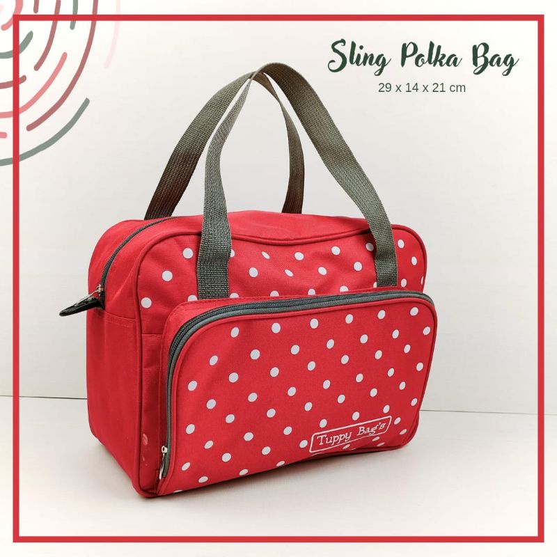 TAS POLKADOT / TAS SELEMPANG ANAK / TAS SEKOLAH ANAK