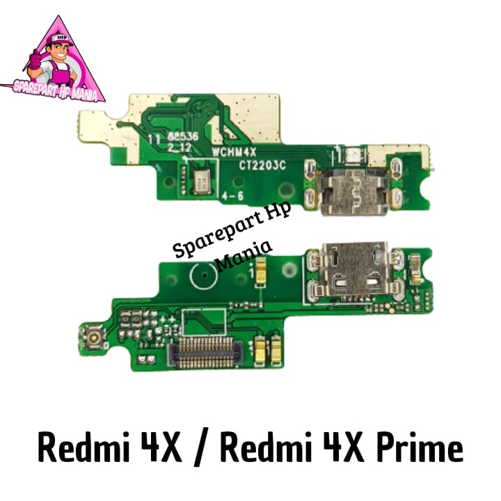 KONEKTOR CAS REDMI 4X 4X PRIME ORIGINAL PAPAN BOARD CHARGING XIAOMI
