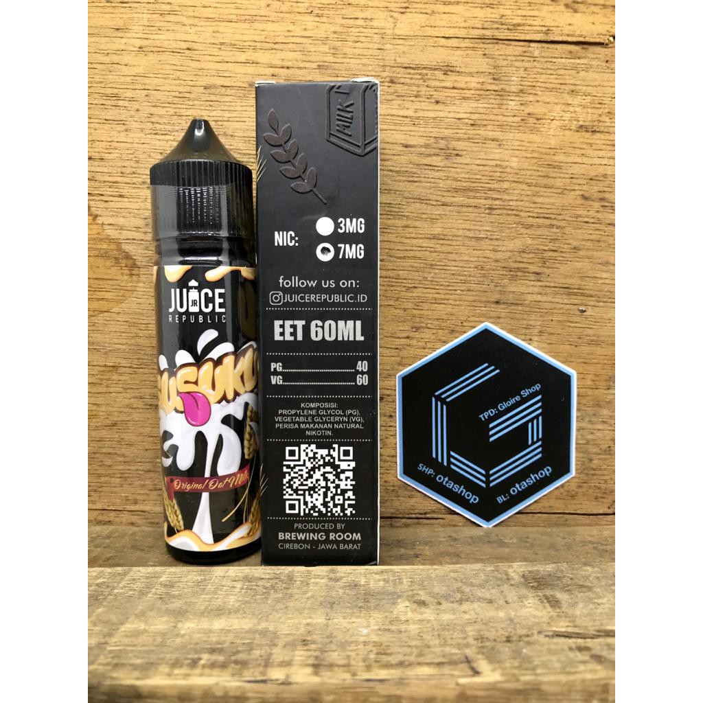 Susuku Original Oat Milk by Juice Republic 60ml 3mg 7mg liquid susu ku vape premium lokal