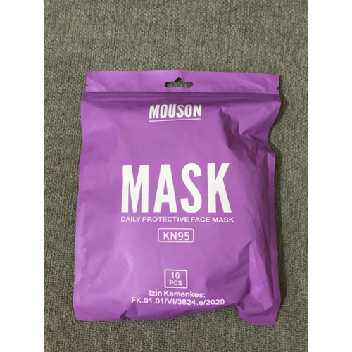 masker kn95 mouson warna warni - Ungu