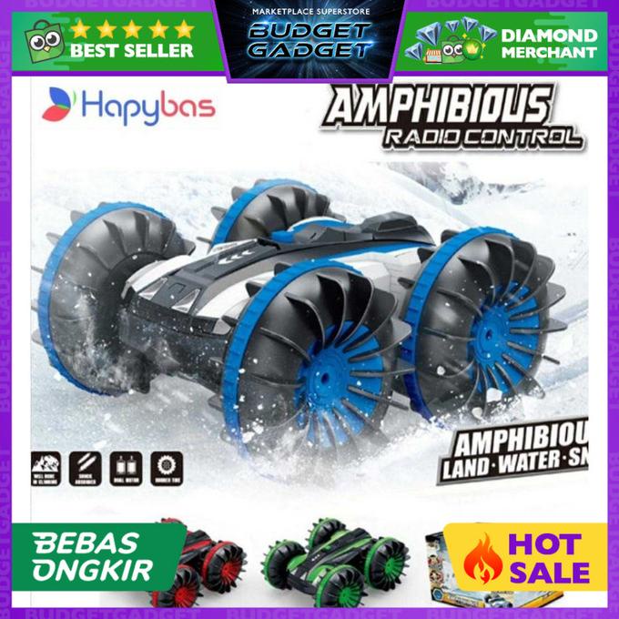 Hapybas Mobil RC Remote Control Water Amphibious Big - WDS-RCT017