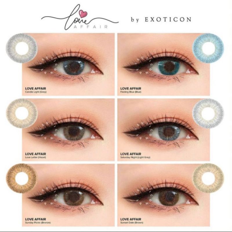 Softlens Love Affair by Exoticon Normal Only