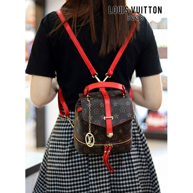 Sale Backpack LV Material Mono Waterproof Ransel Branded Grosir Tas Impor Murah Batam